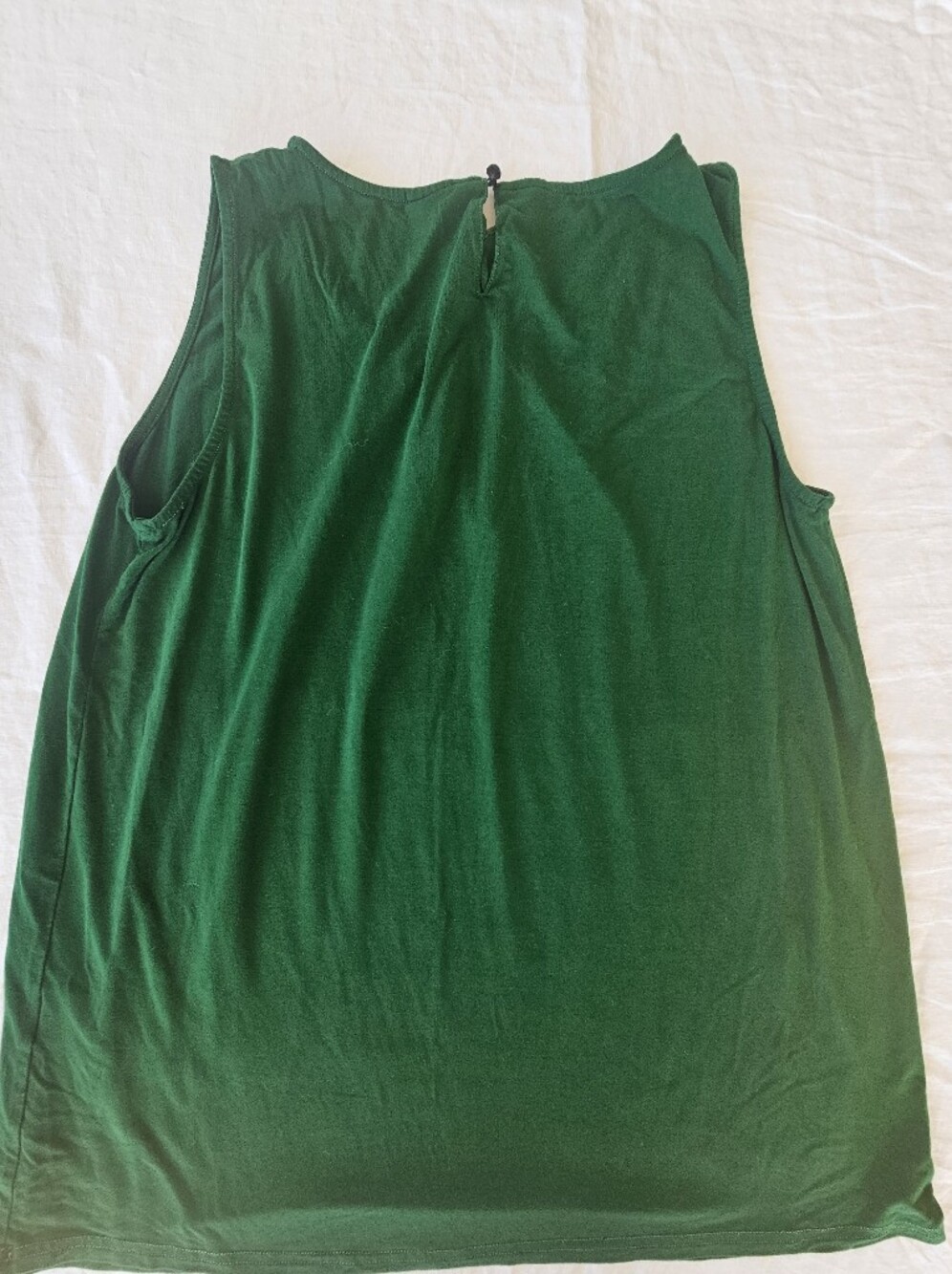 Igenjun Sleeveless Women's Tank Top in Deep Green Size 2XL - Picture 5 of 7